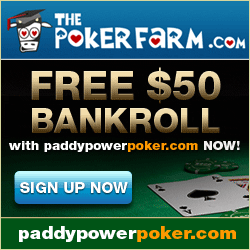 Free $50 Bankroll - Paddy Power Poker